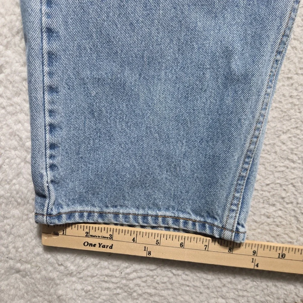 Vintage 90s Levi's 565 Loose Straight Jeans 36x30 Made in USA Wide Leg Faded
